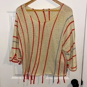 By together boho striped blouse